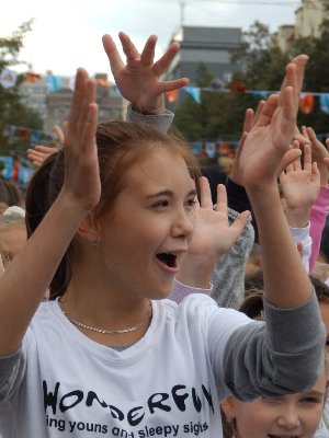 Флешмоб на "Кировке", посвященный "Дню города"